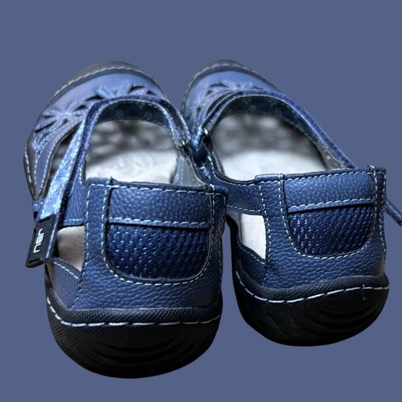 JSport by Jambu Blue Wildflower Sport Women's Sandals Size 8.5 - Picture 4 of 6